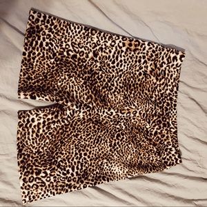 Kittenish Nashville Leopard Biker Shorts